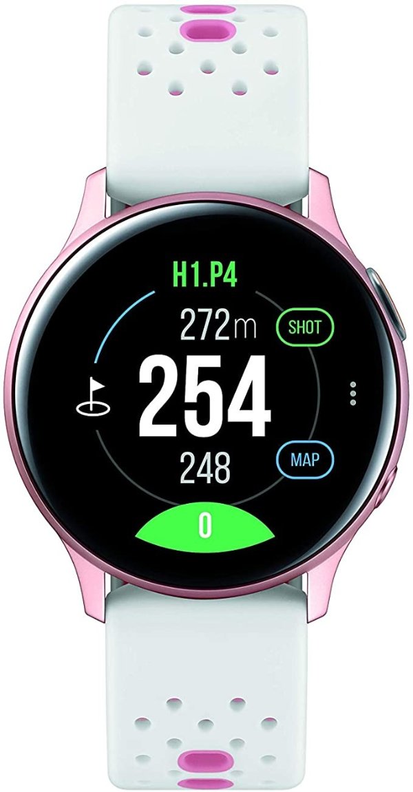 Electronics Galaxy Watch Active2 40MM BT (Golf Edition), Gold - US Version with Warranty (SM-R830NZDGGFU)