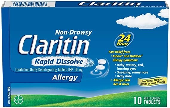 Claritin 速溶过敏药10片