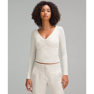 Lululemon新款 4色入V领长袖