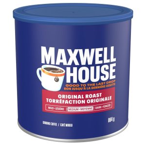 💥史低价💥：Maxwell House 中度烘焙原味咖啡粉 864g罐装