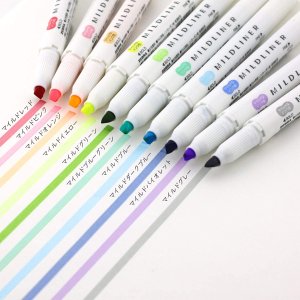 斑马荧光5色笔 一笔多用绘画 手账 划重点统统搞定