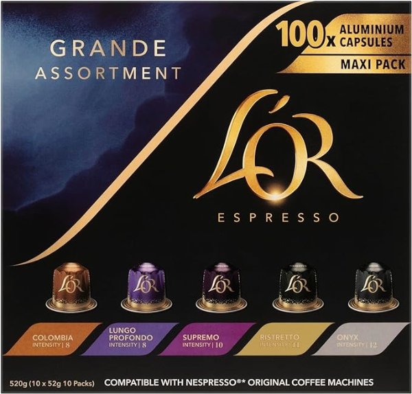 L’OR Espresso 多口味混合 Pack 100 