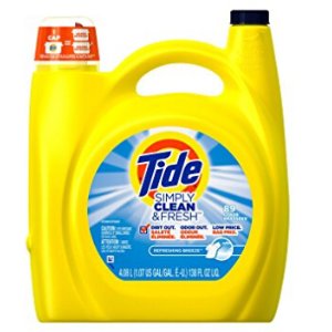 销量冠军 Tide Simply Clean & Fresh He 衣物清洗液, 4.08升
