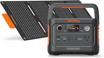 Jackery Solar Generator 300 Plus 便携式应急电源+太阳能充电板套装