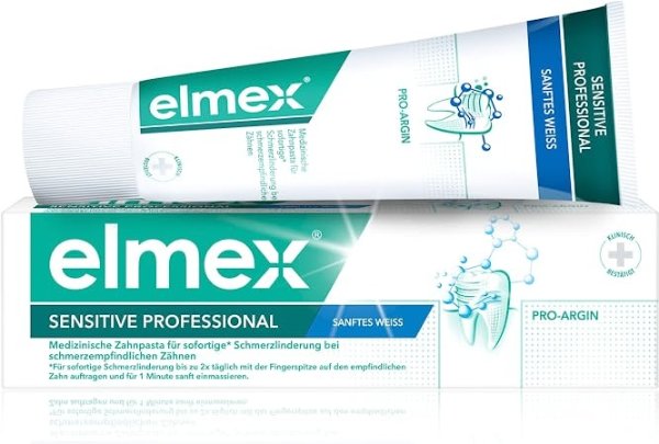 Elmex 敏感温和美白牙膏 75ml*1