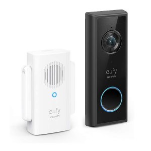 史低价：eufy Security 1080p 智能可视门铃 + 警铃 套装