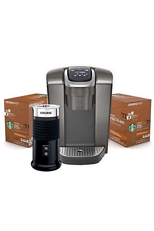 Keurig® K-Elite™ 胶囊咖啡机 奶泡机 星巴克咖啡套组