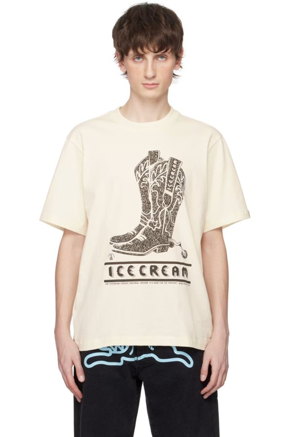ICECREAM 靴子T恤