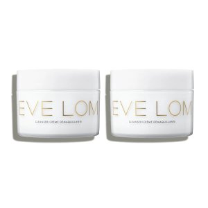 Eve Lom买1送1 $99到手4x50ml！划算的一卸妆膏2x50ml+洗脸巾x2