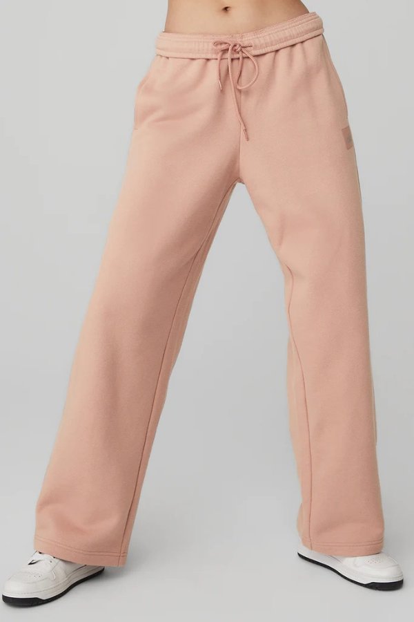 Renown 粉色直筒卫裤