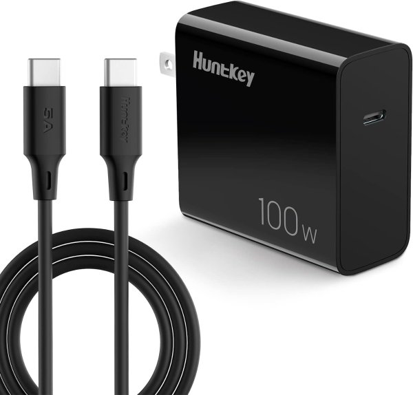 Huntkey 100W USB C 快充充电器 快速安全