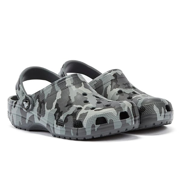 Crocs 迷彩洞洞鞋