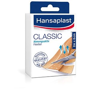 Hansaplast 超强粘合力透气柔性可剪裁创可贴