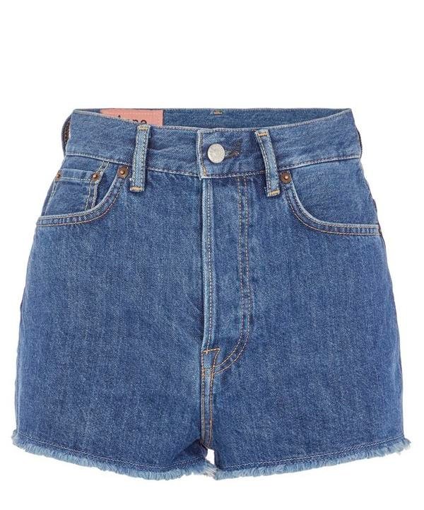 1990 Raw Hem Denim Shorts