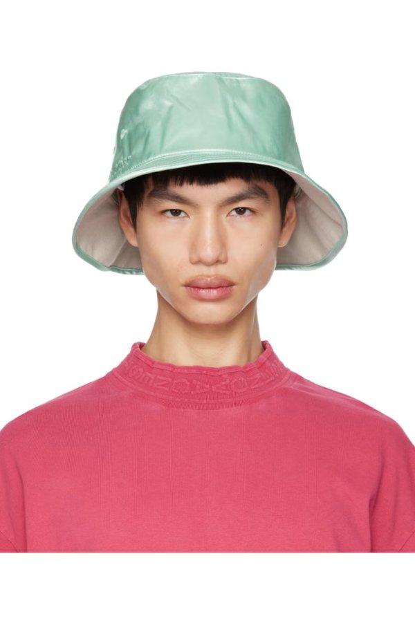淡绿色 渔夫帽