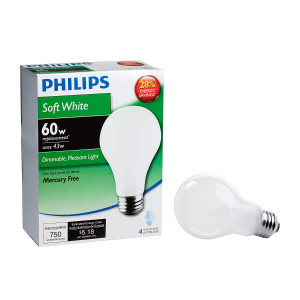 Philips 飞利浦 426031 节能灯 43w A19 4个装