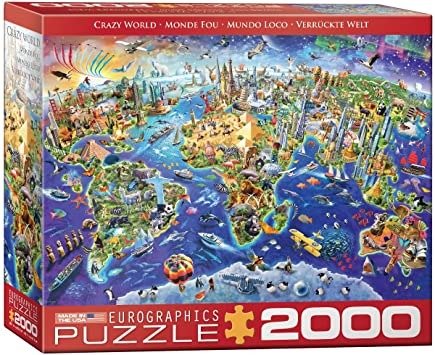 世界地图 拼图2000片