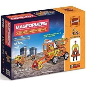 史低价：Magformers XL Cruisers 建筑车益智磁力积木37件套