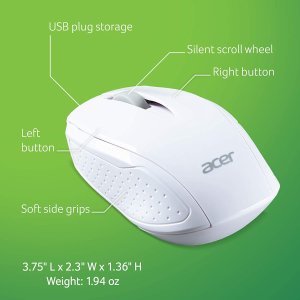 Acer宏基无线轻巧蓝牙鼠标 无声家庭办公必备神器