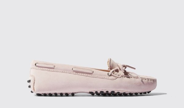 樱花粉豆豆鞋