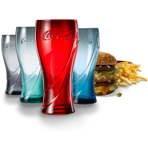 McDonald's 麦当劳 买套餐送Coca-Cola限量玻璃杯
