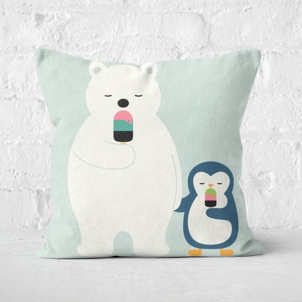 北极熊、小企鹅抱枕