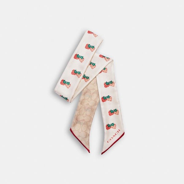 草莓丝巾