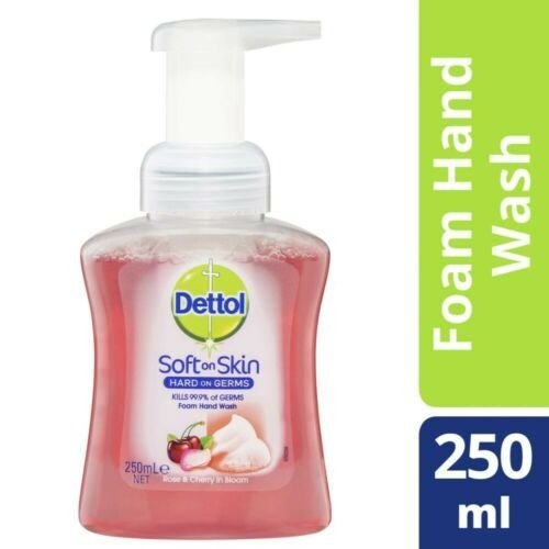 Antibacterial Foam Hand Wash Pump Rose and Cherry 250mL