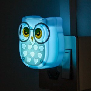 FuWinet LED猫头鹰儿童小夜灯 自动传感控制 让宝宝不怕黑