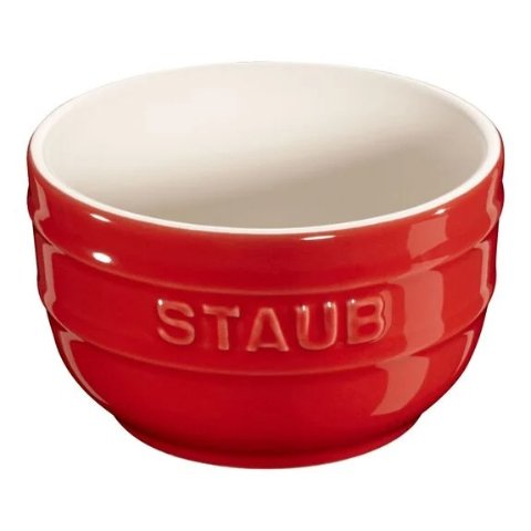 陶瓷碗2件 红色
