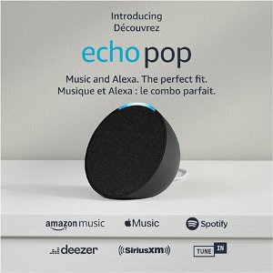 🌟PrimeDay提前享：全新 Echo Pop 紧凑型 智能音箱 4色可选