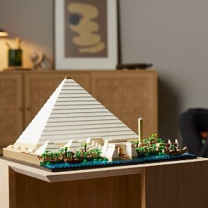 新品预告：LEGO官网 建筑系 吉萨大金字塔 21058