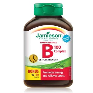Jamieson 健美生 维生素B100 帮你走出亚健康 充沛活力好精神