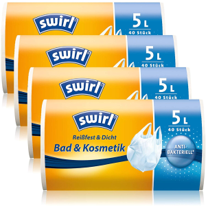 Swirl 卫生间垃圾袋 5L容量 活性成分杀菌抑味 白菜价囤货