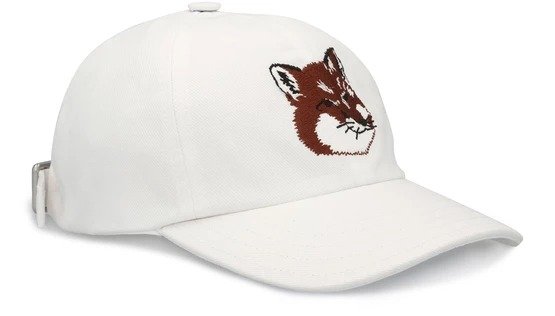 小狐狸刺绣帽子