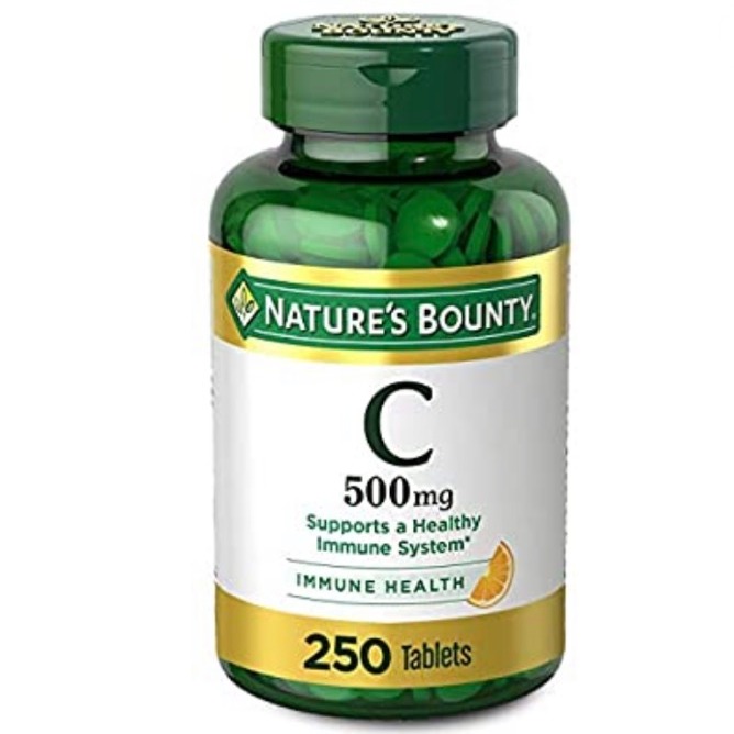 nature"s bounty 维生素c 500mg 250片 提高免疫力