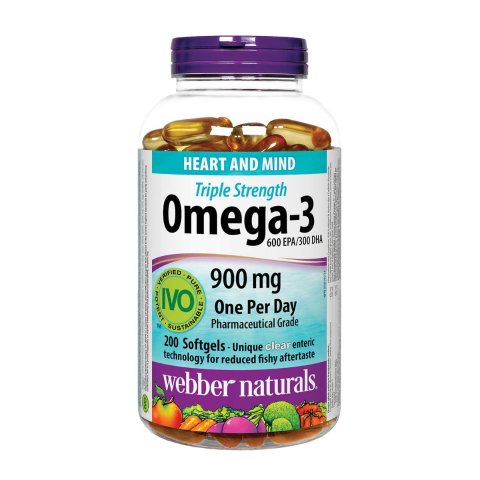 三重功效 Omega-3 软胶囊