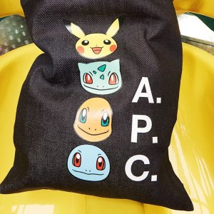 A.P.C x Pokémon 联名🆕新品T恤$200 超好背牛仔大托特$103