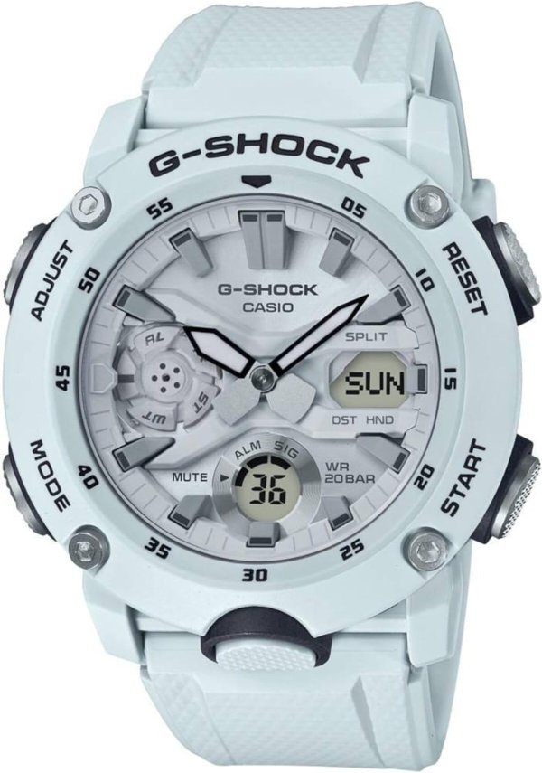  G-Shock Duo Carbon 白色腕表