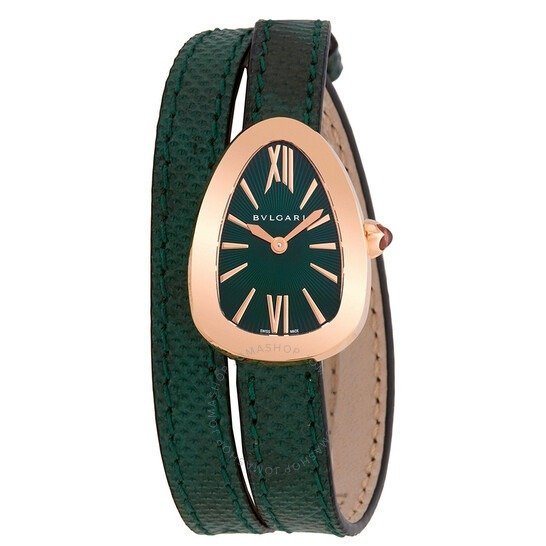 Serpenti Green Dial 女士腕表