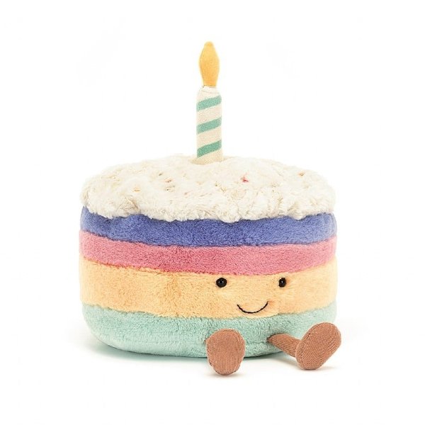 彩虹生日蛋糕
