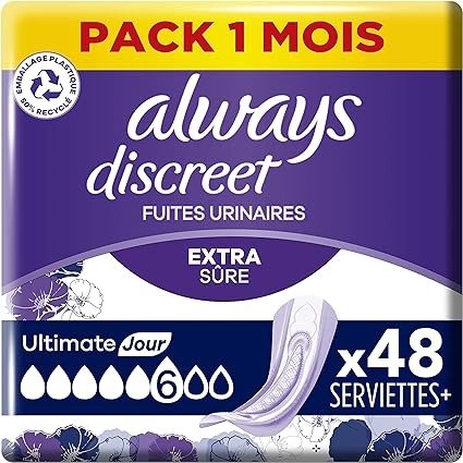 Always Discreet, 日用卫生巾48片