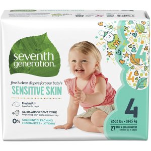Seventh Generation第七代宝宝纸尿裤 转为敏感肌肤设计