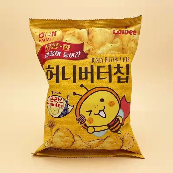 爆款 韩国 卡乐比 海太 黄油蜂蜜薯片 100g
