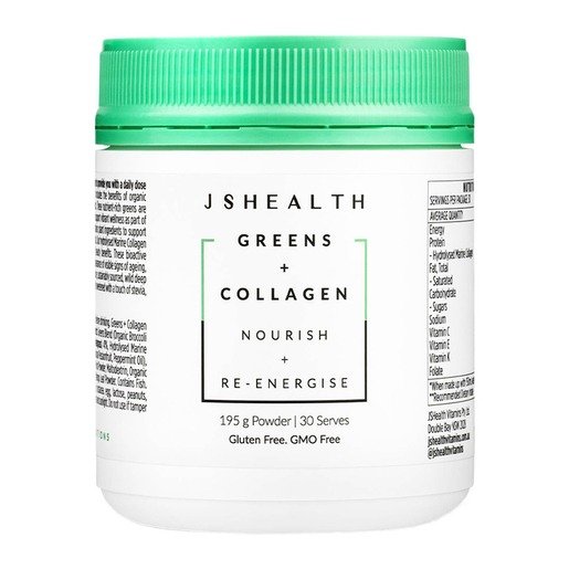 JSHealth 绿色食品 + 胶原蛋白滋养 + 活力 195g
