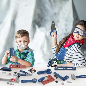 Vanplay 儿童建筑玩具套件 52件装 从小锻炼动手能力
