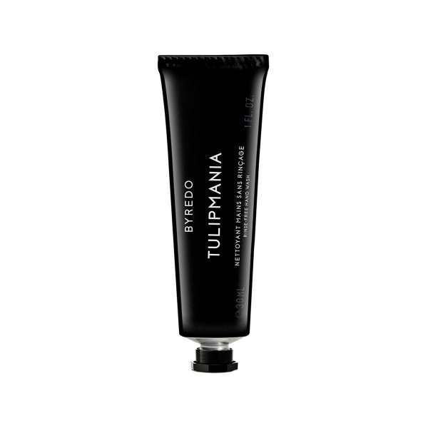 byredo tulipmania rinse-free hand wash, 1 oz./ 30 ml