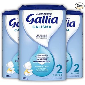 Gallia€15.49/盒 不含棕榈油二段奶粉 3x830g