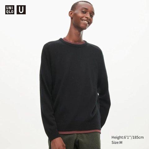 U LOW GAUGE MOCK NECK SWEATER 中领羊毛毛衣男款39.90 超值好货| 北美