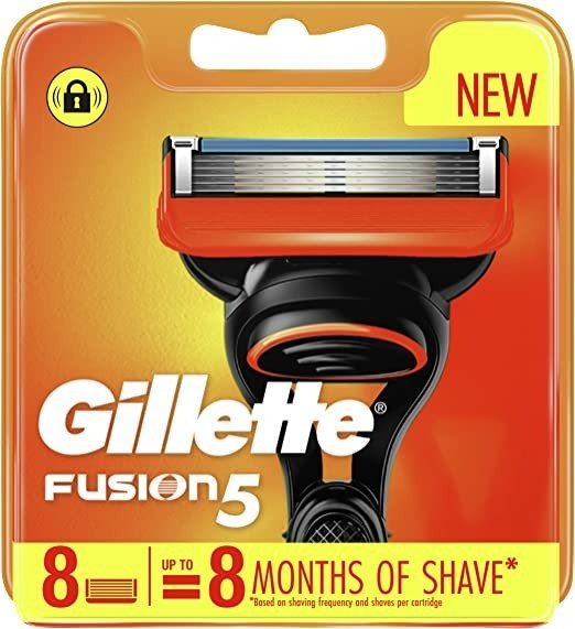 Fusion Manual Razor Blades, 8 Count